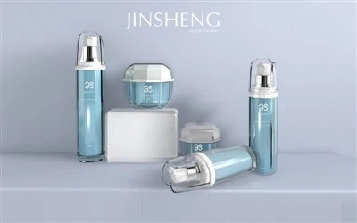 Flacone con pompa cosmetica ricaricabile